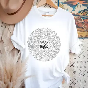 Nothing Else Matters Song Lyric M72 Tour 2025 Rock Band Music T-shirt, Unisex Graphic Shirt Fashion Cotton, Full Sizes, Gift for fans, For Women, For Men