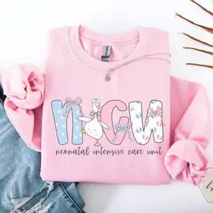 NICU Nurse T-Shirt / Sweatshirt, Mother Baby Unit Shirt, Neonatal Nurse Tee, Cotton Crewneck Gift