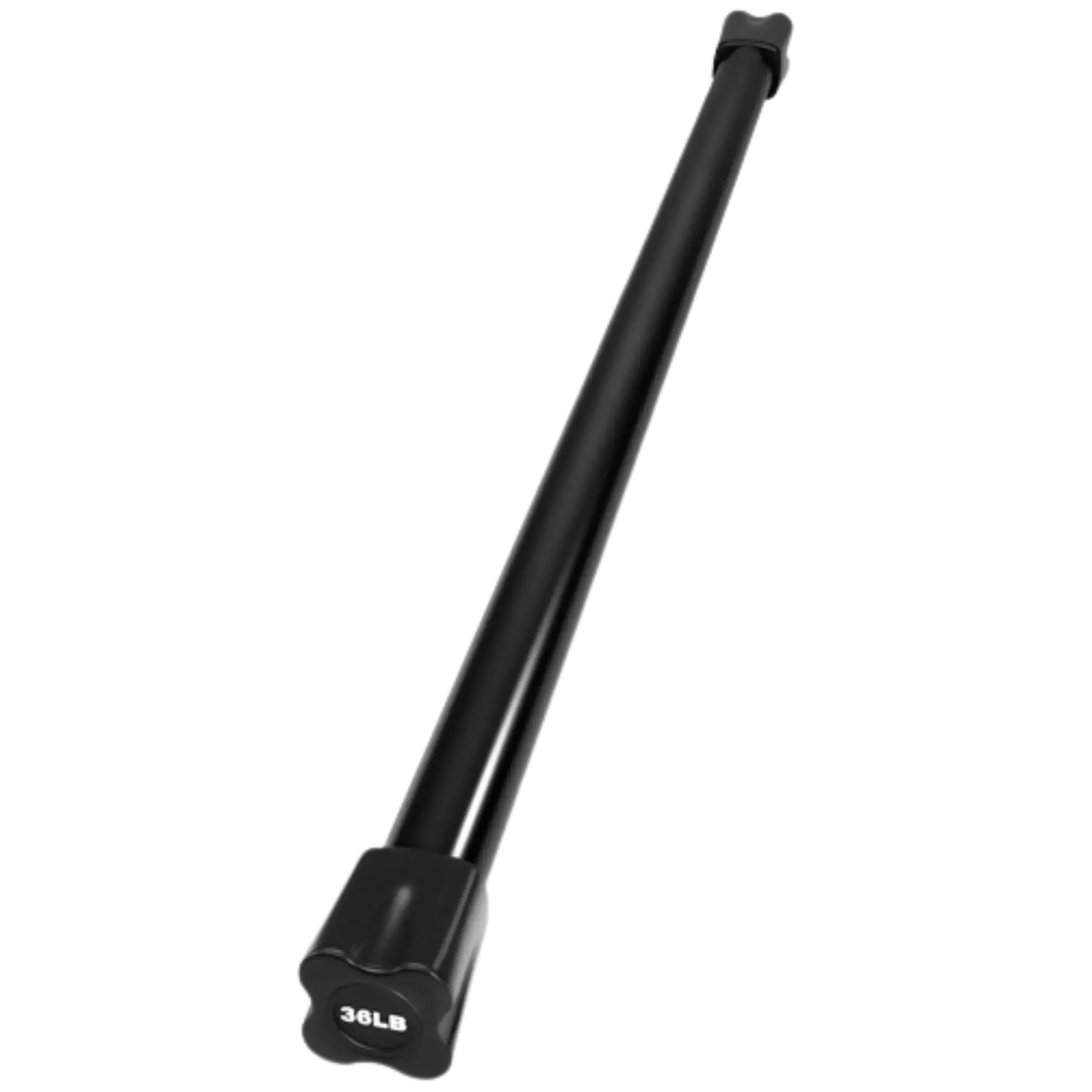 36 lbs Black French Weighted Body Bar - New, Ideal for Workout, Fitness & Weight Training, Barbell Bar