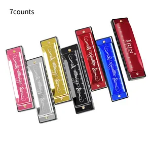 10 Hole 20 Tone Harmonica, 7 Counts/set C Key Harmonica, Musical Instrument for Beginners & Professionals, Music Accessories