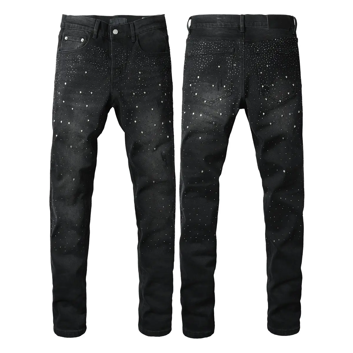 Jeans brand Jeans Men's Jeans Casual Comfort Holes Fashionable Straight Skinny Slim Fit Jeans, Ripped Stretch Jeans Denim Pants, Campus style,holiday style jeans P9130