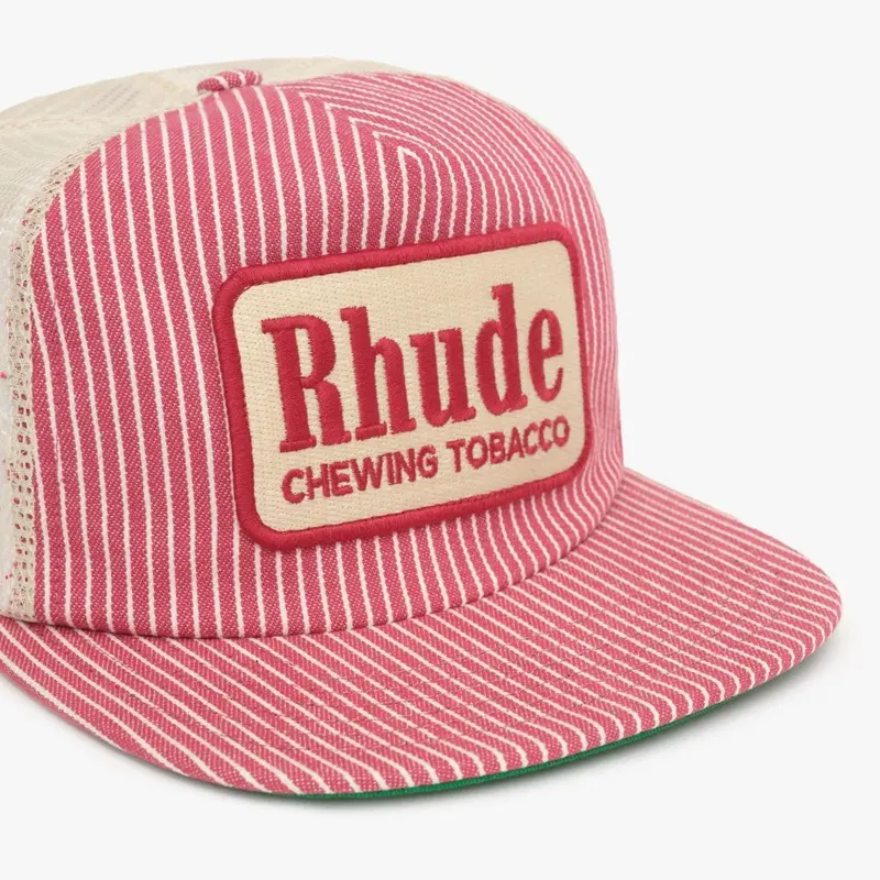 Rhude Chewing Snapback Hat, Stylish Outdoor Winter Headwear for Cold-Weather Activities