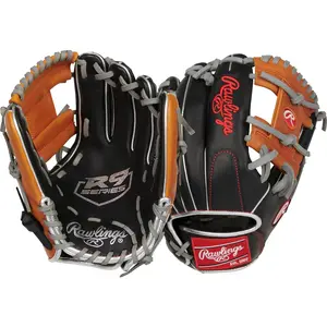 Rawlings R9 Contour Series 11.25 " Infield Baseball Glove R9110U2BT Custom Broken In Game Ready