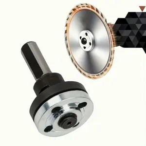 10mm Electric Drill and Angle Grinder Adapter Kit, Aluminum Intermediate Connecting Rod, Metal Processing Tools, Cutting Wheel, Grinding Wheel and Polishing Pad Compatible