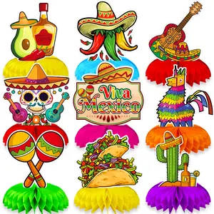 Carnival Party Table Decoration, 9 Counts/set Creative Centerpiece, Party Decoration Supplies for Party Birthday, Ornaments