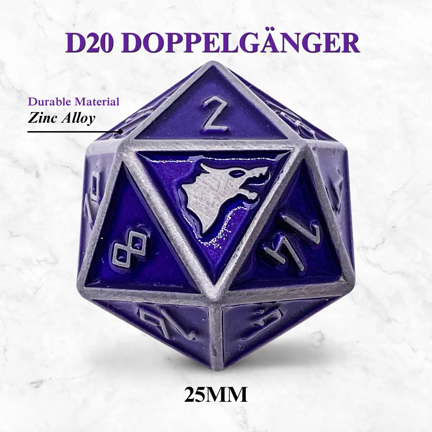 Norse Foundry Runestones™ - 25mm D20 - Doppelgänger
