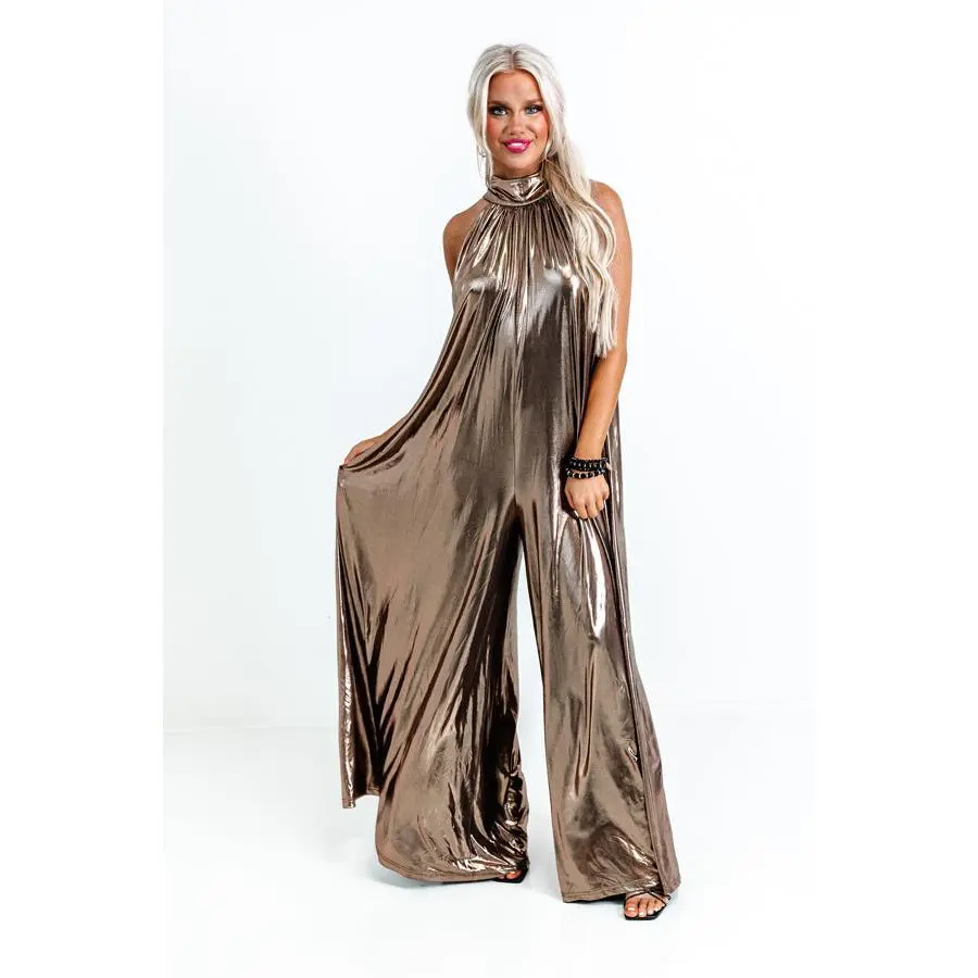 Amazing Views Metallic Jumpsuit