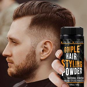 3Counts Hair Styling Powder 1.05oz Natural Look Styling for Men Volumizing & Texturizing Powder Flexible Hold Easy to Apply Texture with No Oil/Greasy/Residue