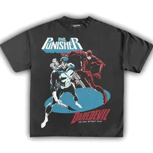 The Punisher vs Daredevil Graphic T-Shirt, Perfect Gift for Fans, Him & Her P3F