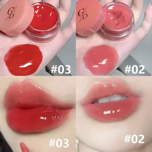 1 piece Moisturizing and Nourishing Fruit Bear Canned Fruit Jam Lip Gloss Mirror-Finish Jelly Lipstick Lip Oil, Makeup