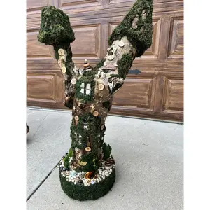 Large Fairy Gnome House Elf House Viking Nordic Iceland Theme Large Fairy Garden