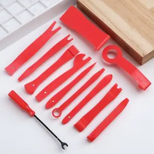Auto Interior Trim Removal Tool Set - Non-Marring Dashboard Plastic Panel & Engine Bay Wire Harness Clip Separator - Professional Precision Hand Tools for Car Dash Panel Disassembly & Refitting