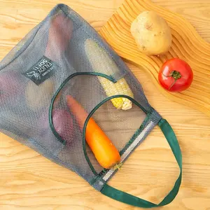 Large Capacity Mesh Storage Bag, Hanging Portable Fruit And Vegetable Storage Bag, Kitchen Storage Bag