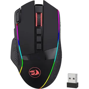 M991  Gaming , 19000 DPI Wired/ Gamer  w/Rapid Fire Key, 9 Macro Buttons, 45-Hour Power Capacity and RGB Backlight for PC//Laptop