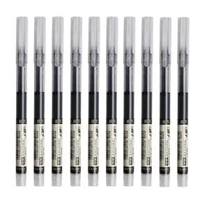 0.5mm Fine Tip Gel Pen, 10pcs Fast-drying Gel Pen, Professional Writing Pen for Office & School, Stationery Supplies