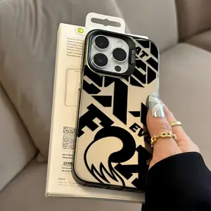 Cute Fox Pattern Phone Case, Shockproof Full Protection Phone Accessories Compatible with iPhone 17 16 15 14 13 12 11 Pro Max and All Other Models Suitable as a Gift for Family and Friends Shockproof Anti-dirt High-quality Exquisite Phone Case
