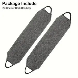 2Pcs African Net Bath Body Exfoliating Long Net Double-Sided Shower Body Scrub Back Scrubber Skin Smoother Beauty Skin Bath Wash NONE