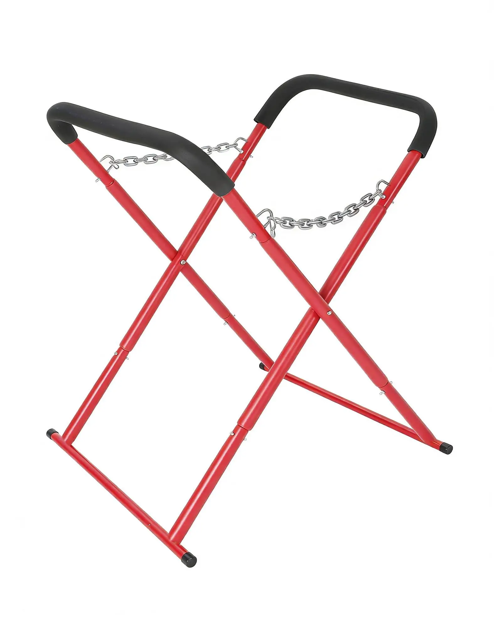 Portable Workbench Folding Work Stand,Heavy-Duty Automotive Fender Bumper Stand, Shop, AutomotiveRepair, Adjustable, Padded, Powder-Coated, Rubber Feet