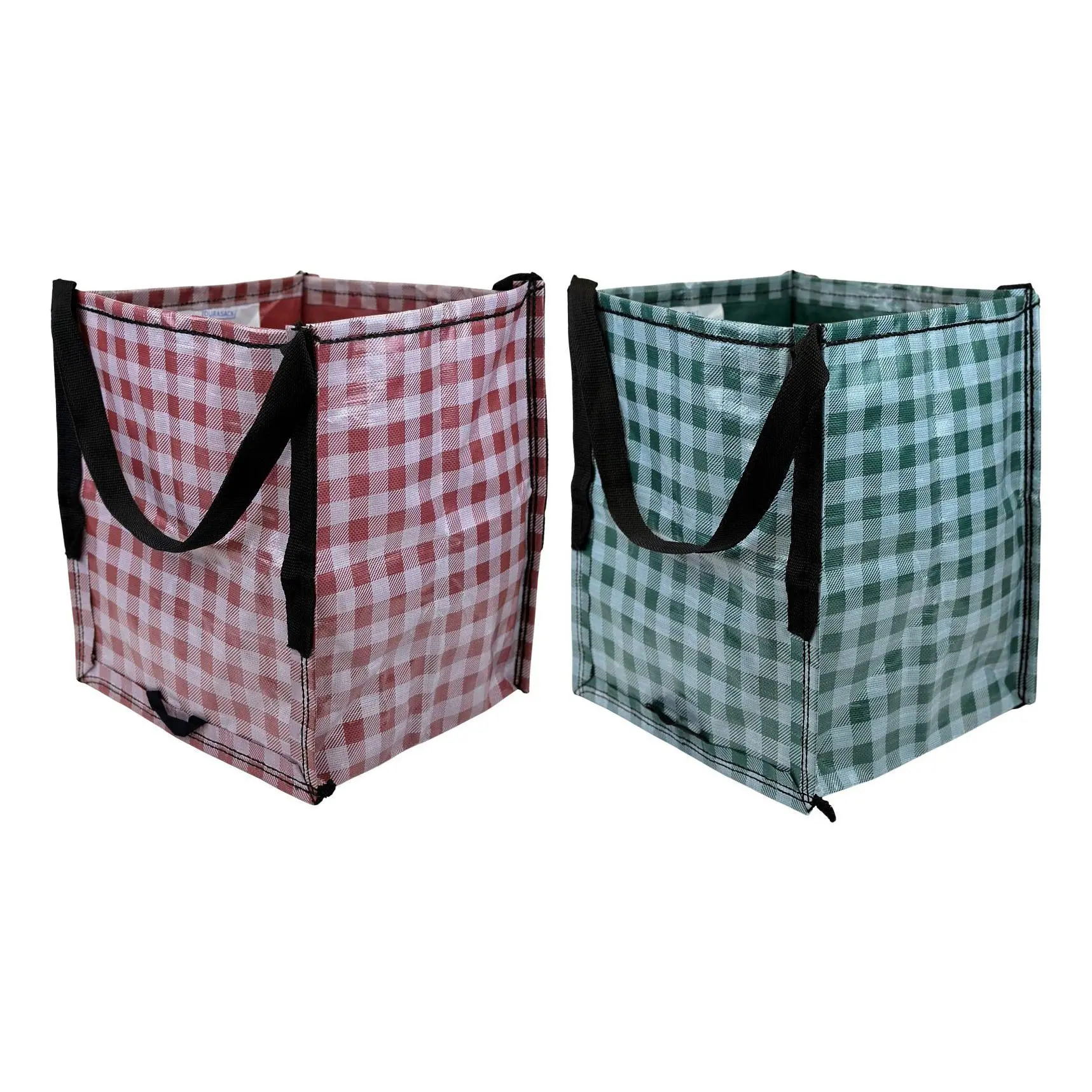 DuraSack Set of (2) Holiday 22-gal Heavy Duty Home & Yard Tote DuraSack Set of (2) Holiday 22-gal Heavy Duty Home & Yard Tote