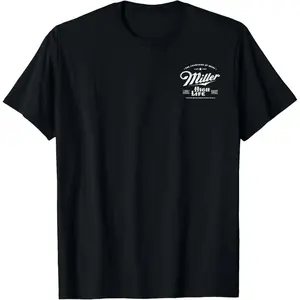 Coors Miller High Life Champagne of Beers Front and Back T-Shirt