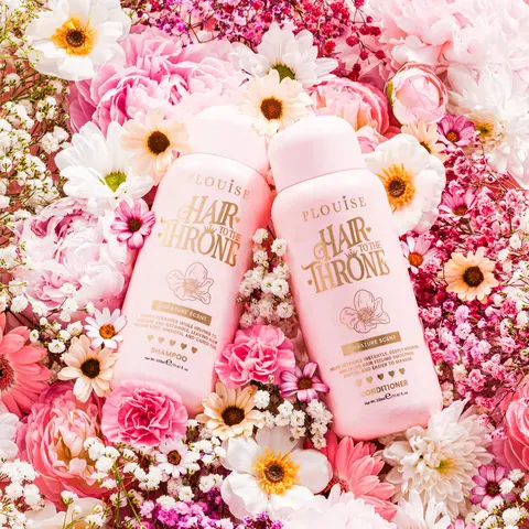 P.Louise Hair To The Throne Haircare Shampoo & Conditioner Bundle, Hyaluronic Acid-Infused, Shea Moisturizer, Fragranced Formula
