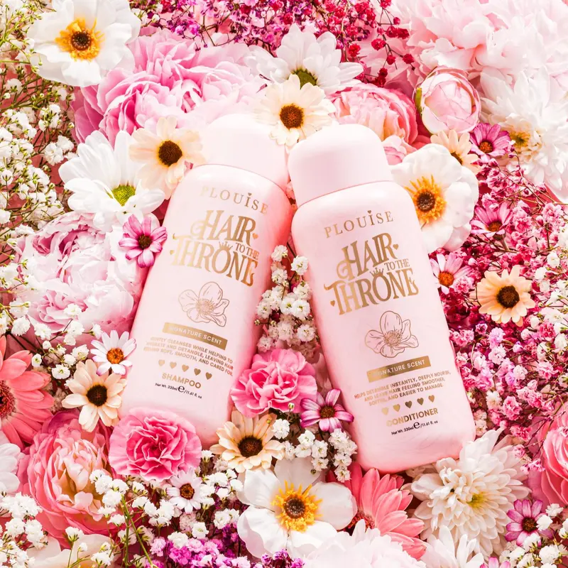 P.Louise Hair To The Throne Haircare Shampoo & Conditioner Bundle, Hyaluronic Acid-Infused, Shea Moisturizer, Fragranced Formula