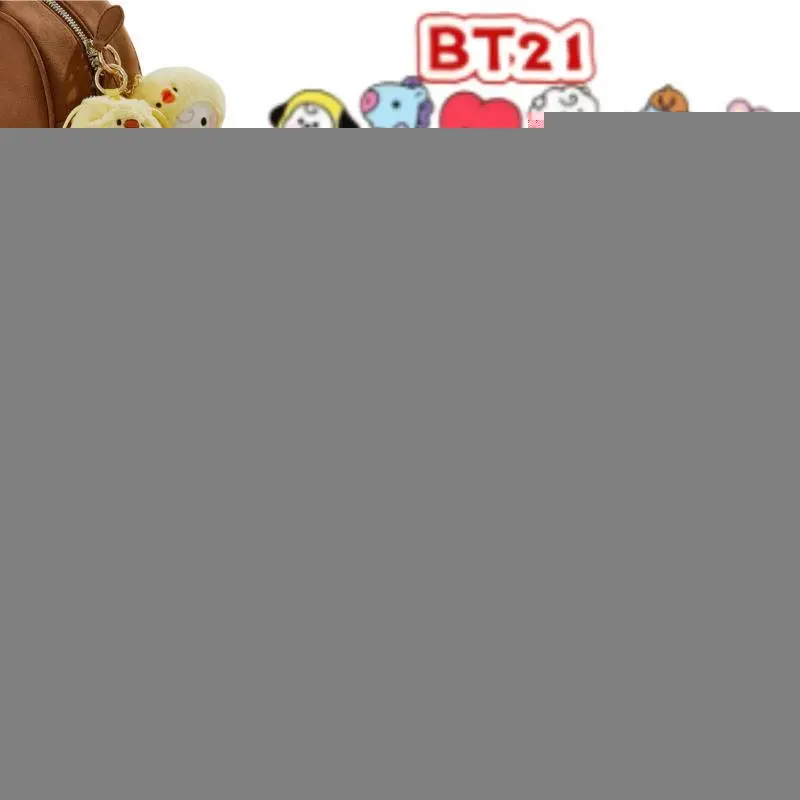BT21 Koya Shooky Chimmy Cooky mang tata cute and creative kawaii plush keychains and bag charms, adorable doll gifts wholesale