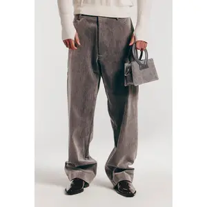 Farmer Pant in Grey Enzyme Denim
