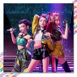 5D DIY Full Drill Round Diamond Painting - Diamond Art Craft Kit Music Performer Mosaic, Canvas - DIY Decorative Painting, Home Wall Decor, Suitable for Halloween and Christmas, Birthday and Anniversary Gifts