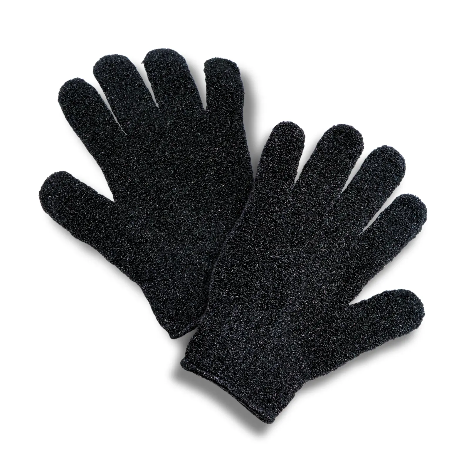 9th Wonder Exfoliating Bath Gloves - 1 Pair, Textured Exfoliating Glove for Shower Cleansing, Smoother-Feeling Skin