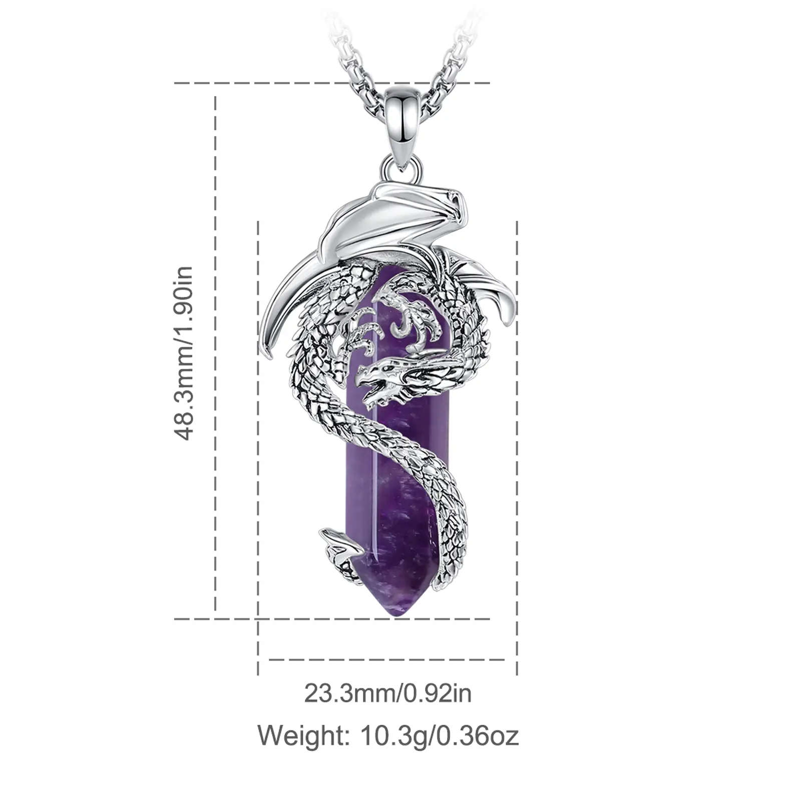 Style 3 Dragon - Wrapped Amethyst