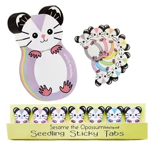 Sticky Seedling (Baby Opossum) Stationery Set—Notes & Tabs