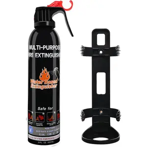 1 Pack Portable Water-Based Fire Extinguisher with Mount, Effective on A B C K Fires for Home Car Boat Office Truck Kitchen Garage RV