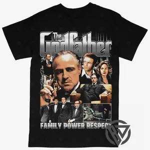The Godfather T-shirt For Men Women, For Fans Unisex Casual Streetswear Top