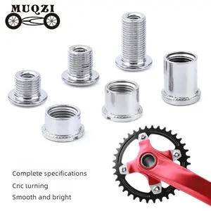 MUQZI mountain bike pedal bolt for mountain road single-speed folding bicycle steel pedal bolt for single or double discs