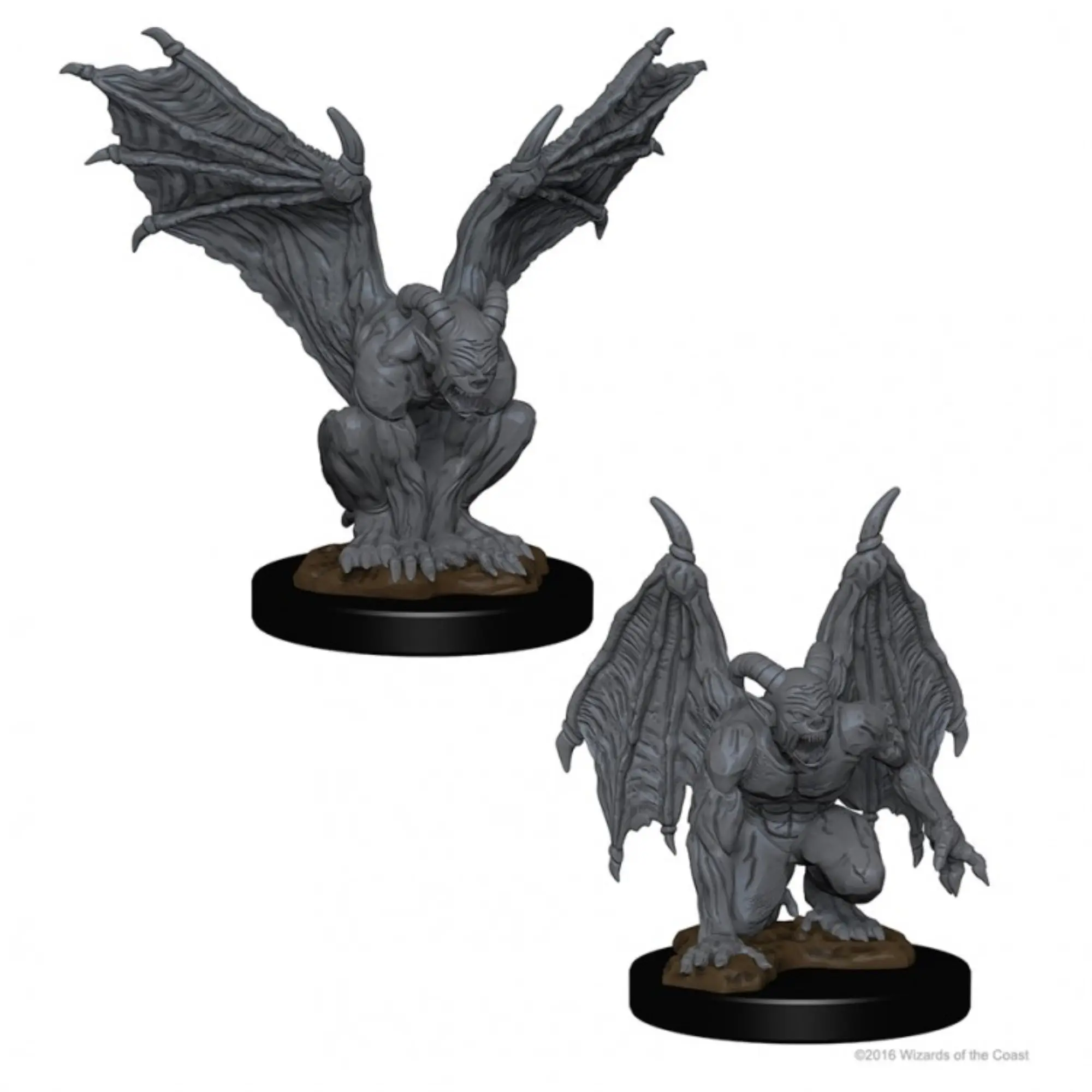 WizKids WZK72561 Dungeons & Dragons Nolzurs Marvelous Unpainted Gargoyles W1 Miniature