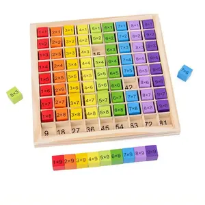 Wooden Multiplication Table, Math Puzzle Toy, Enhances Manual Skills, Perfect Christmas Gift, Birthday Present
