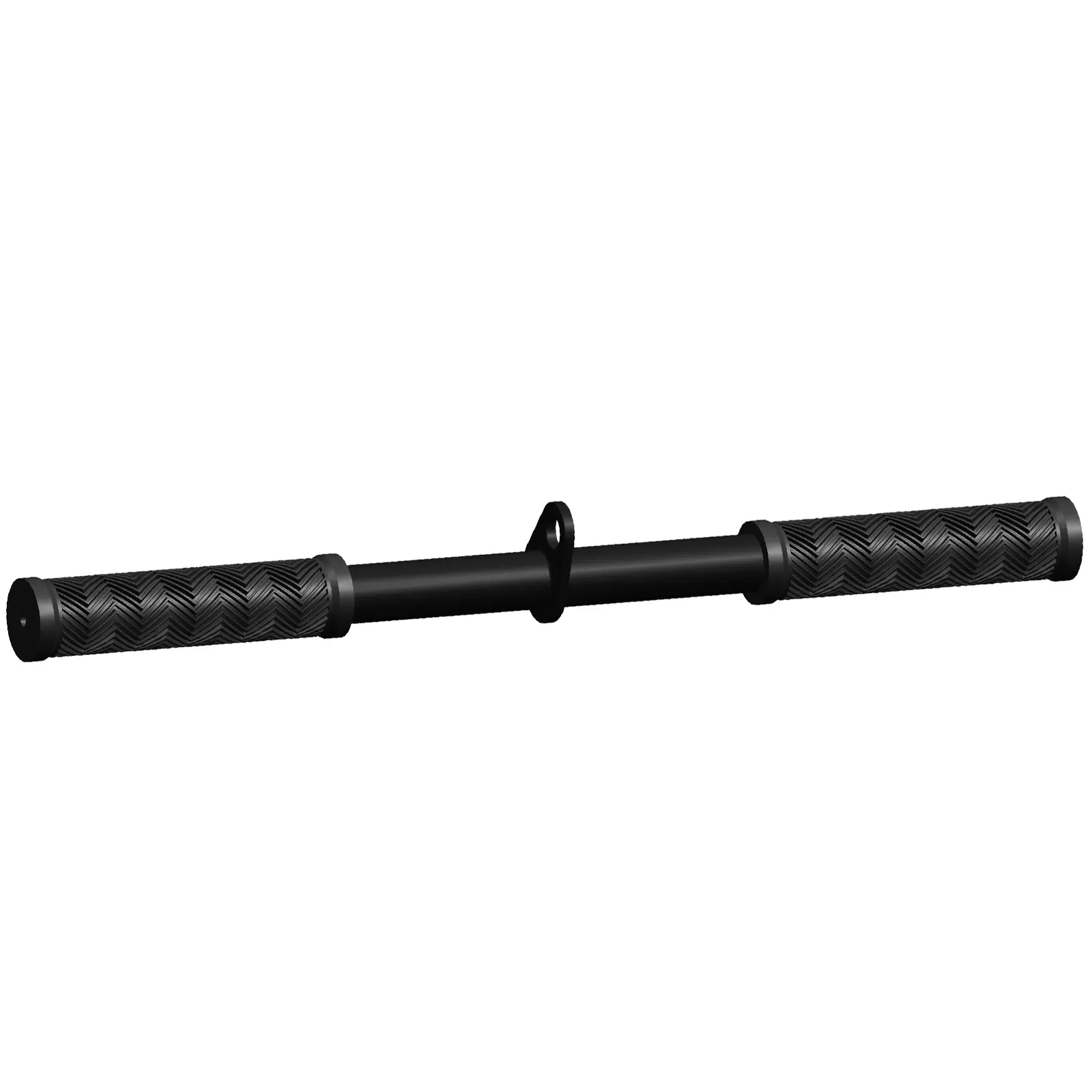 Fitarc 17-Inch Straight Pull Down Bar, Steel Cable Machine Attachment with an Anti-Slip Rubber Grip for Home Gym Workout & Strength Training, Workout Equipment, Anti-Slip Grip, Metal, High-Strength Steel