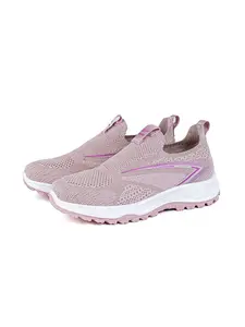 Women's New Spring Mom Shoes, Outdoor Woven Sports Shoes, Comfortable Soft Durable Running Shoes, Casual Slip-On Sneakers