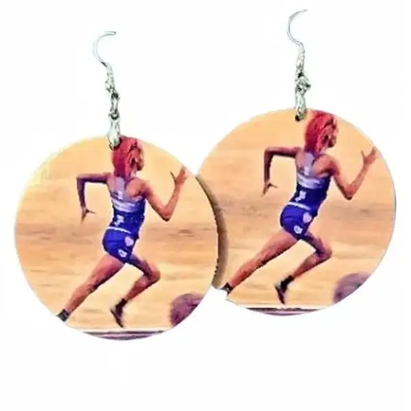 Circle Round Photo Earrings