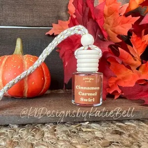 Cinnamon Carmel Swirl - Car Air Freshener - Reed Diffuser