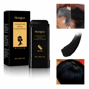 Upgraded Hair Dye Comb Hair Dressing Wand | 2 Color Options, Disposable Hair Dye Pen, Waterproof Sweatproof, Gentle Natural Formula No Damage to Hair & Scalp, Quick Root Touch-Up, Portable Easy Application, Long-Lasting Non-Fade with Storage Lid