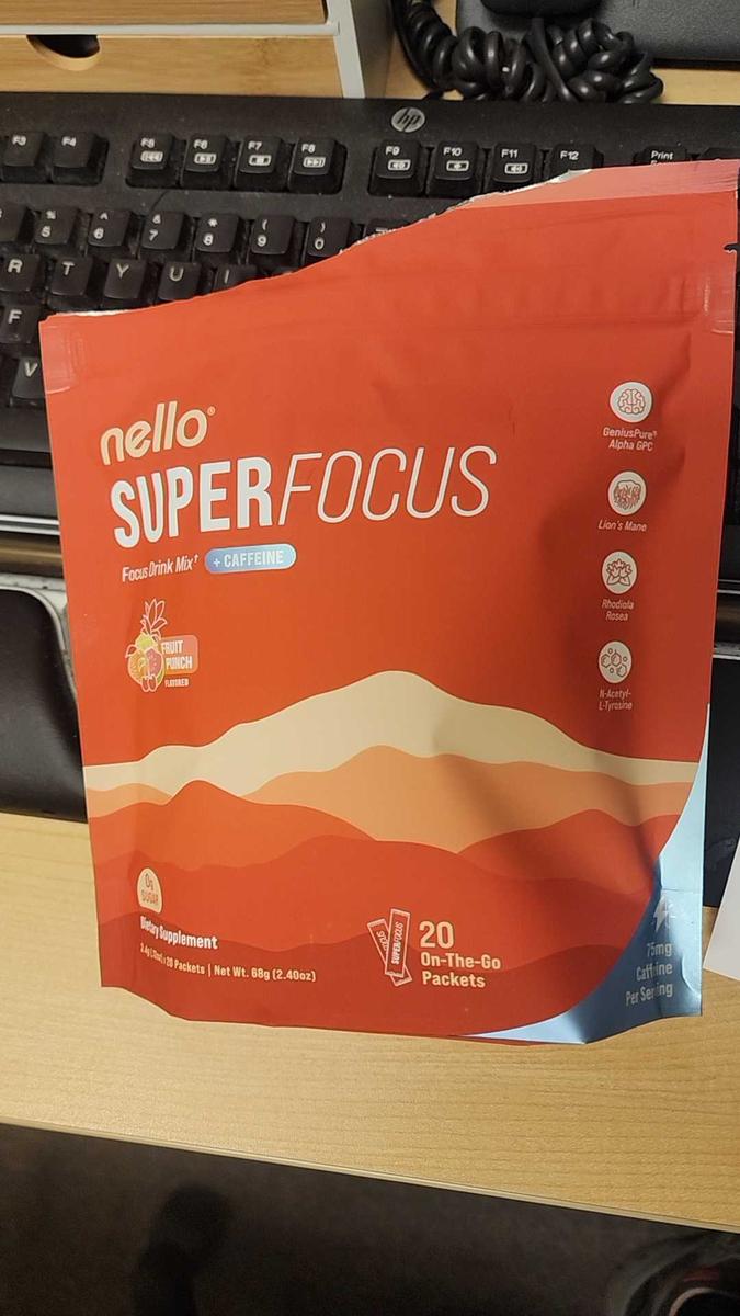 Item: Fruit Punch, Caffeine