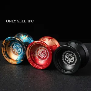 Colorful Tiger Metal Yo-Yo, Trick Competitor Yo-Yo with Rope, Includes 10 Ropes, Perfect for Skill Development and Fun Play