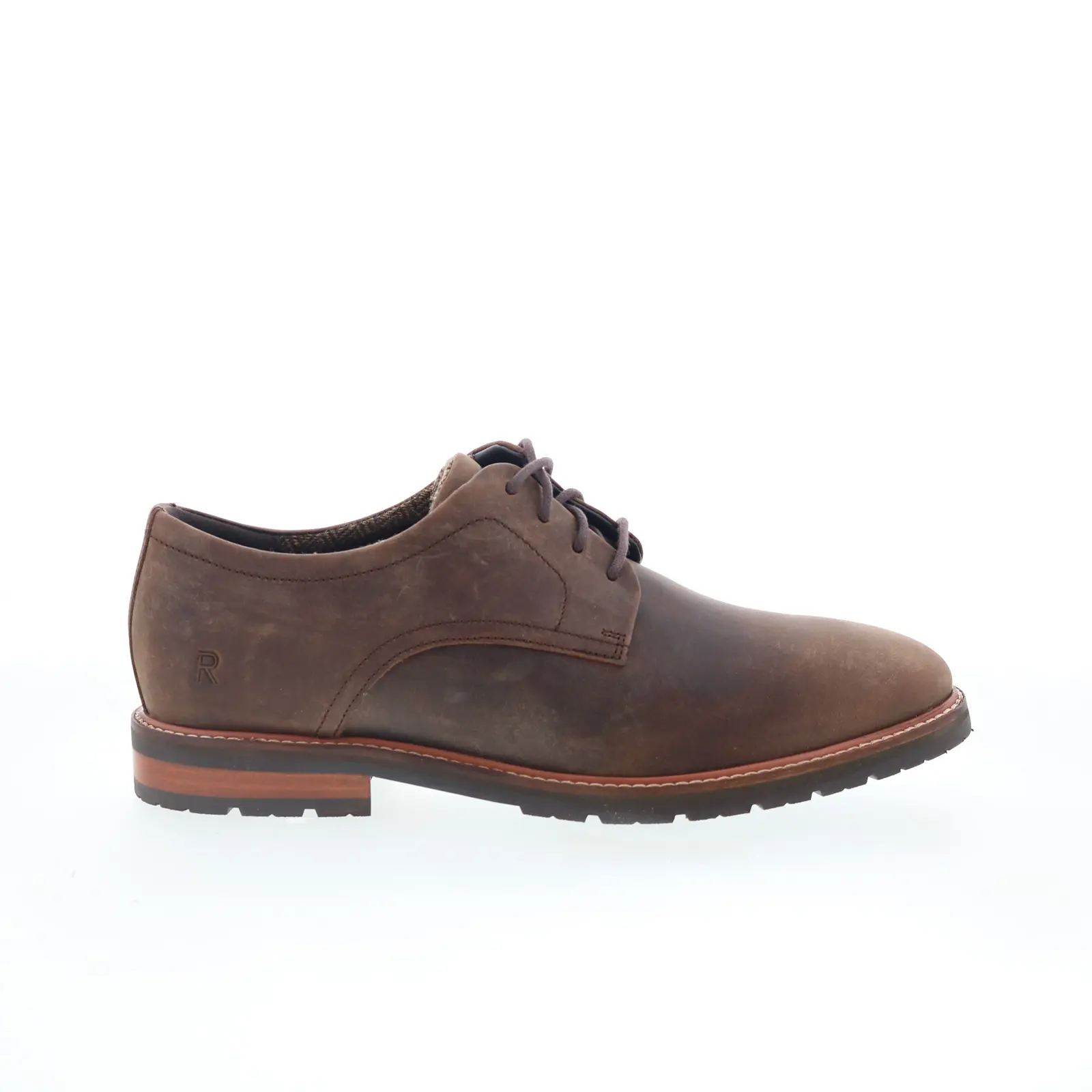 Rockport Cedric RMCEDRIC Mens Brown Oxfords & Lace Ups Plain Toe Shoes