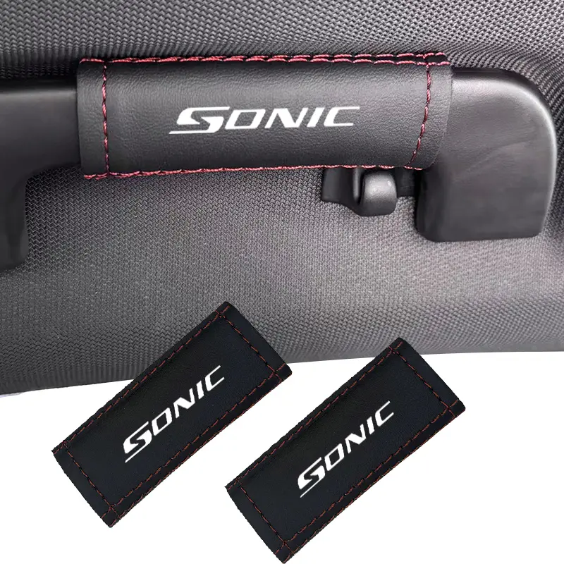 2pcs For Chevrolet Sonic PU Leather Car Interior Seat Cover Accessories, Car Handle Protection Cover Accessories