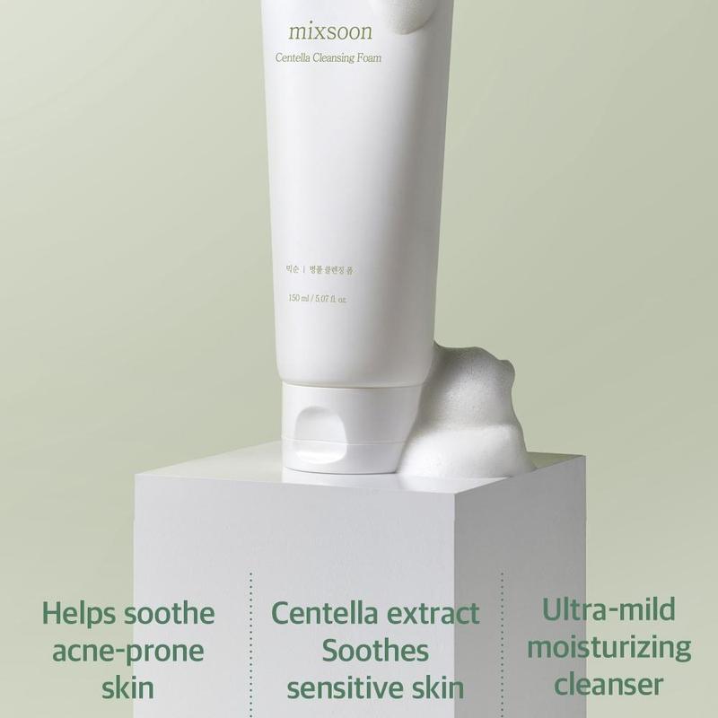 [mixsoon] Full Care Set ㅣBean Cleansing Oil + Centella Cleansing Foam + Bean Essence + Glacier Water Hyaluronic Acid Serum 100ml + Soybean Milk Serum + Bean Cream