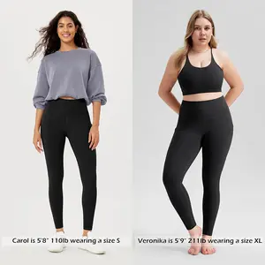 High Waisted Pocket Shaped Yoga Boot Style Leggings with Deep Pockets on Both Sides AI Elastic Fabric for Yoga Casual Outdoor Daily Wear Athleisure Pants