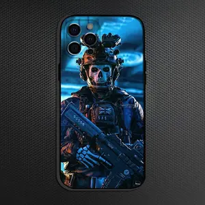 C-COD C-Call Of D-Duty Ghosts Phone Case For iPhone 17 Air 16 15 14 13 12 11 Pro Max Plus, Others Soft Black Cover