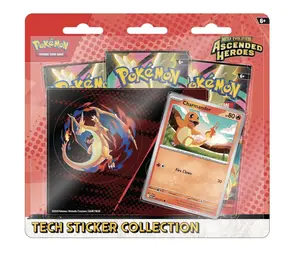Pokémon Mega Evolution Ascended Heroes Tech Sticker Collection - Charmander